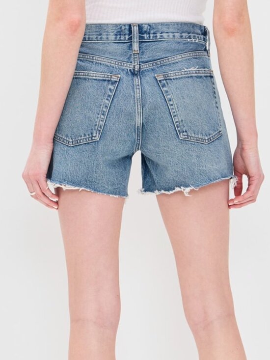 Agolde Parker Long Shorts Wheel Sz 24 - Picture 5 of 5